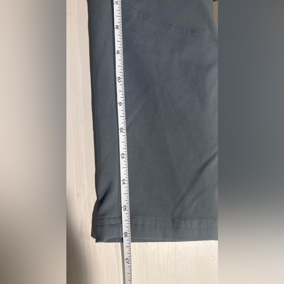 Prana Vintage Mid Rise Bermuda Hike Shorts, Gray, Size 14 - Picture 8 of 8